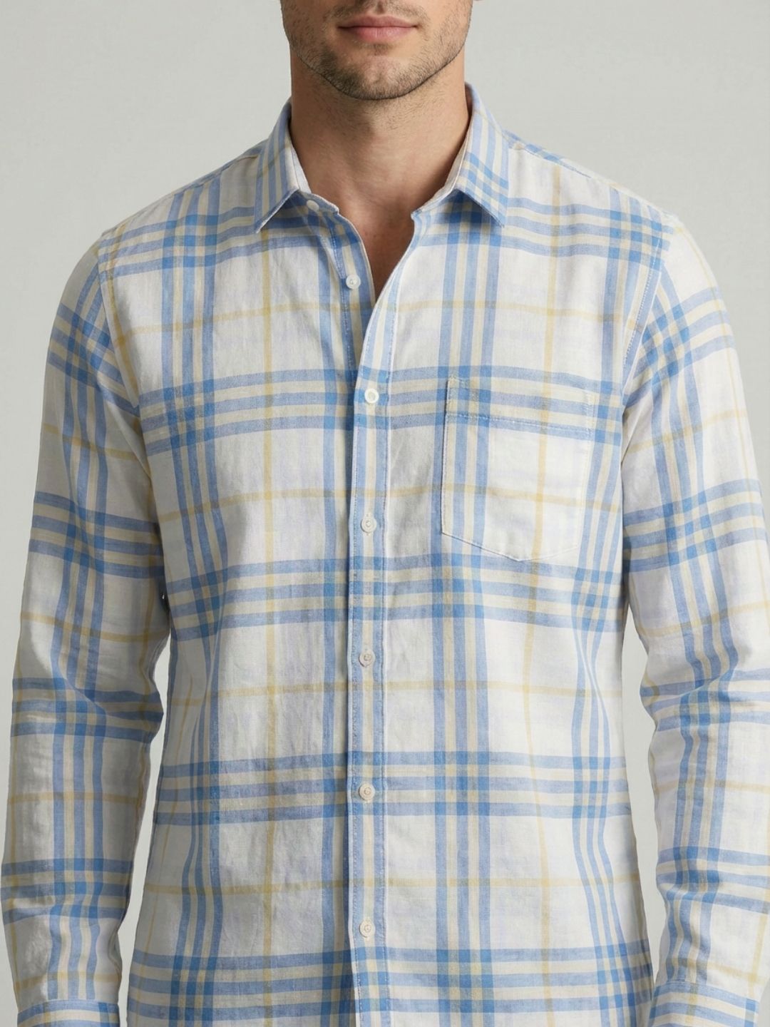 Checks L/S Shirt Twill Yarn Dyed