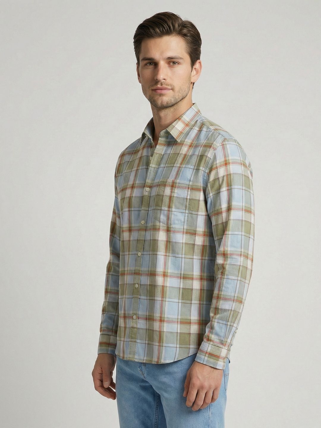 Checks L/S Shirt Twill Yarn Dyed