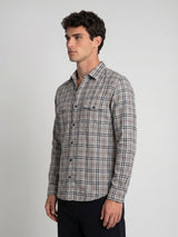 Checks L/S Shirt Heavy Twill Yarn Dyed