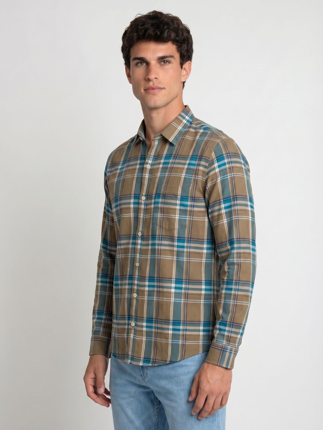 Checks L/S Shirt Oxford Yarn Dyed