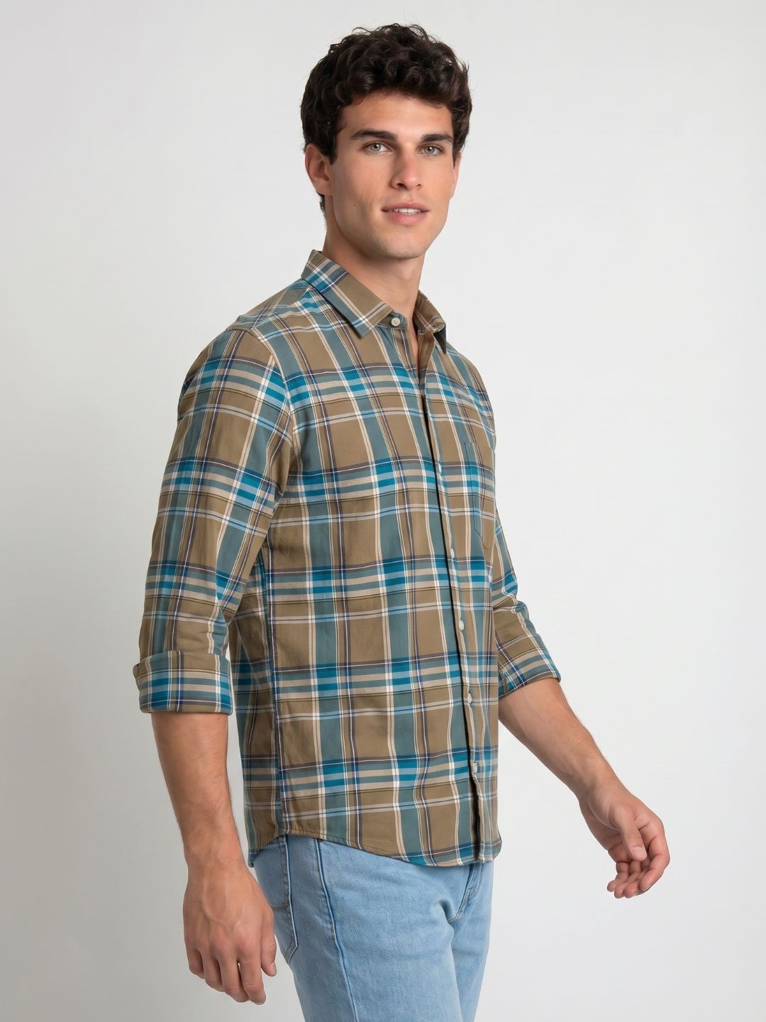 Checks L/S Shirt Oxford Yarn Dyed