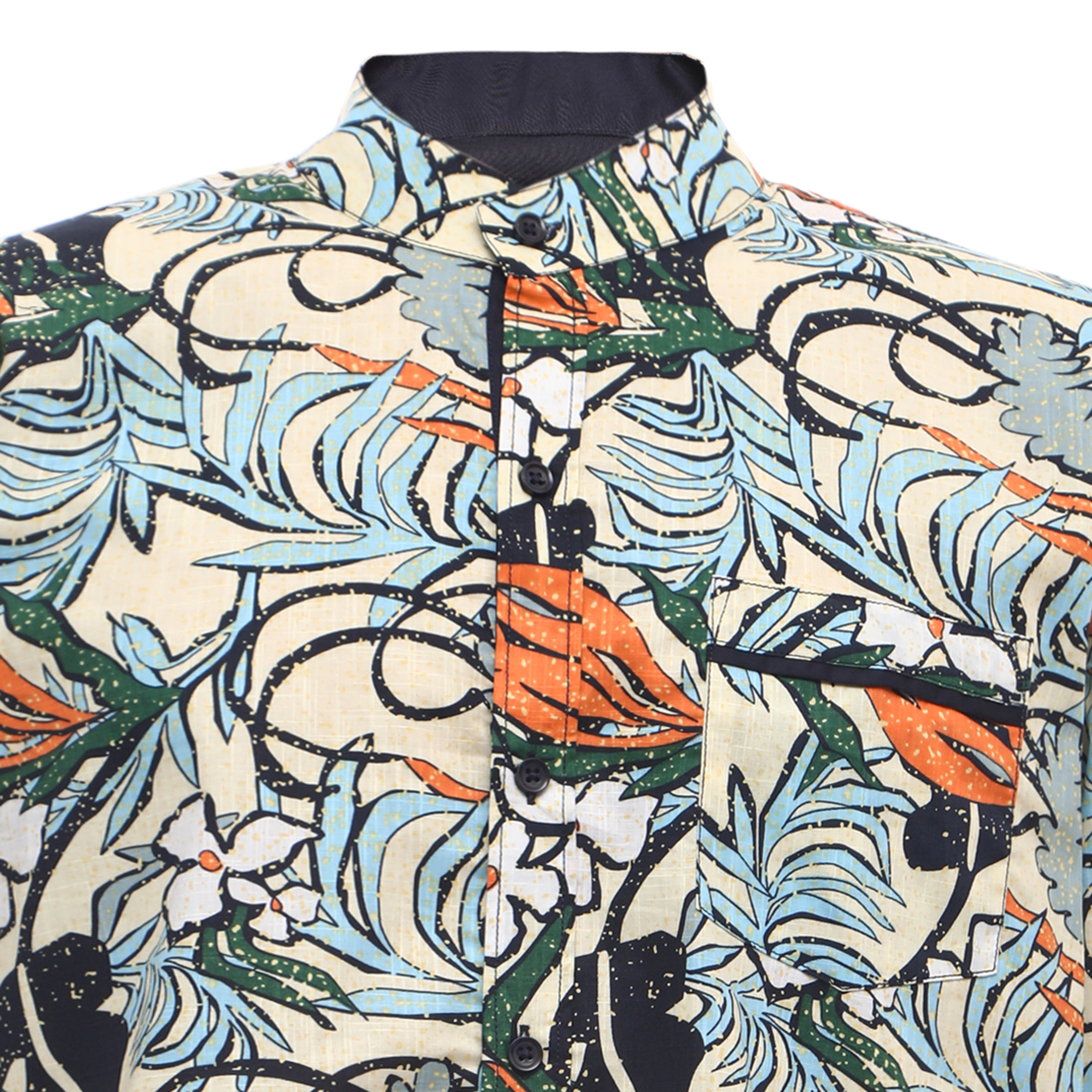 Boca Peasant Print  L/S